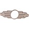Ekena Millwork Elizabeth Wood Fretwork Prcd Ceiling Medallion, Walnut, 24"W x 12"H x 6 5/8"IW x 11 3/8"IH x 3/8"T CMWP24X12X0375EBWA - alternate 2
